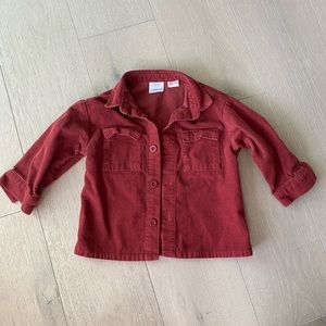 Zara boy corduroy button down 12-18 month